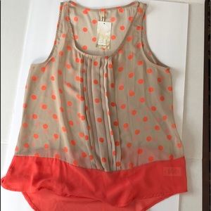 Love Makes sheer tank top